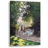 Artenor Quadro Monet Claude Parigini al Parc Monceau, 23 x 30 cm - Made in Italy, Quadri Moderni Soggiorno, Camera da Letto, Cucina, Poster da Parete, Decorazioni Casa