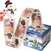 Teyomi Salvadanaio Natalizio per Regali in Contanti, Scatola Regalo di Natale con Sorpresa e Tirata per Bambini Regali per Fidanzate, Scatola Tirata per Contanti (Pupazzo di neve di Natale - Blu)