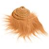 Lusofie Pelliccia Sintetica Pelosa Strisce Pretagliate 2x60 Pollici Peluche Tessuto di Pelliccia Marrone Soffice Artigianale per Barba Gnomi Capelli di Babbo Natale Nano Costume Artigianale Fai Da Te