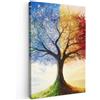 MuchoWow© Quadro Moderno Soggiorno Decorazioni Da Parete Quadri Su Tela Da | 80x120 cm - Salotto Grandi Foto Con Cornice Stampe Su Tela Camera Da Letto Albero - Arte - Stagioni - Autunno