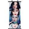 TuYines Merchandise Blackpink - Immagine a scorrimento, articolo per fan, poster a scorrimento, regalo, poster in tessuto per decorazione murale, 70 x 30 cm