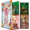Tonecheer DIY Book Nook Kit, Puzzle 3D in Legno Adulti fai da te Libro Nook Miniature da Costruire Modellismo da Costruire（Entra nell'evasione）