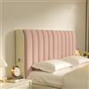DRIMEE Cuscini per Testata Letto Matrimoniale Schienale Letto Imbottito Copri Testata Letto Matrimoniale Imbottita Vestiletto e Decorazioni Camera da Letto,Rosa,180CM