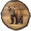 DARO Design - Immagine murale Orso Dimensione 20 cm - Stampa artistica pronta per essere appesa - Decorazione murale a tema Caccia, Natura, Animali