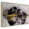 murando - Quadro Moderno per Soggiorno, Motivo Geometrico Pianeti 120x80cm | Chiodi Inclusi, 1 Pezzo, Stampa su Tela, Decorazione da Parete, Resistenti Allo Sbiadimento, Produzione Europea