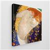 Giallobus - Quadro - Gustav Klimt - Art Klimt - Tela Standard - 100x100-12 - Danae - Pronto da appendere - Quadri moderni per la casa