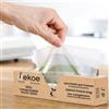 Ekoe Plastic Free Solutions Ekoe, 20 Sacchetti Alimenti per Congelatore, Biodegradabili, Bustine con Chiusura Lampo, Zip, per Organizzazione e Conservazione Alimentare, Sacchetto Freezer, Porta Alimenti, Buste Sacchettini Frigo