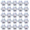 Fafeicy Chip LED ad Alta Potenza 3W 5V, Luce Rossa, 200LM, Base in Alluminio, 20x7mm, 25 Pezzi