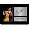 HWC Trading Kobe Bryant A4 Senza Cornice Firmato Regalo Visualizzazione Delle Foto Print Immagine Autografo Stampato Per Los Angeles Lakers Gli Appassionati Di Cinema Camera da letto