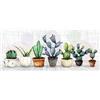 Lupia - Quadro moderno Canvas Prime BOTANY SHABBY 38x90 cm, Stampa su Tela tema artistico con piante, Telaio in Fibra di Legno, per soggiorno capezzale camera da letto, ufficio