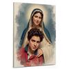 emmena - Quadro Arte Sacra - Carlo Acutis e la Vergine Maria in Paradiso - 18x24 cm