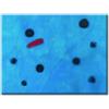 LABORATORIO 102 Quadro su Tela Joan Miro Blu I (30x40 cm) - Stampa Artistica da Parete con Telaio Classic 2 cm Legno Abete - Quadro Moderno Pronto da Appendere