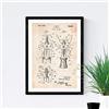 Nacnic Stampa artisticha VINTAGE brevetto cavatappi manifesti con invenzioni e vecchi brevetti. 250 Grammi di Alta Qualità. Poster vintage, disegni, brevetti, invenzioni famosi disegni.