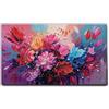 Giallobus - Quadro - 22 - Esplosione di fiori - Tela Canvas Telaio Standard - 100x60 - Pronto da appendere - Quadri moderni per la casa