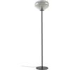 Lindby Lampada da terra (Design) colore Grigio, in Vetro ad es. Soggiorno & Sala pranzo lampada
