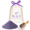 W&A Fiori di Lavanda Essiccati Sfusi | Raccolta 2024 | 200g | Anti-Tarme per Armadio | Grande Sacchetto Profumato con Boccioli Puri 100% Naturali | Lavanda della Provenza | Elegante Sacchetto