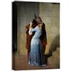 canvashop Quadro Hayez Il Bacio Stampe Su Tela Canvas 100x70 cm | Da Parete Verticali, Quadri Moderni Soggiorno, Arredo Casa Camera Da Letto, Arte