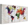 murando - Quadri Moderni per Camera da Letto Matrimoniale, Mondo, 225x90 cm | Chiodi Inclusi, 5 Pezzi, Quadro Moderno, Stampa su Tela, Componibili, Resistenti Allo Sbiadimento, Produzione Europea