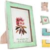 ZFKXGS Cornice Foto 9x14 cm Cornice Portafoto Legno Vintage Verde Cornici Foto da Tavolo Portafoto da Parete Retro in Difficoltà Photo Frame Piccola Decorazione Fotografica di Matrimonio Cartolina