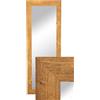 BD ART Specchio da parete decorativo Specchio per guardaroba Specchio a figura intera 150x50cm Waterford-Eiche