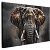 MuchoWow© Quadri Moderni Camera Da Letto Foto Quadro Con Cornice | 90x60 cm - Decorazioni Parete Soggiorno Stampa Su Tela Moderna Casa Salotto Poster Elefante - Acquerello - Selvatici - Lusso