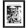 LABORATORIO 102 Quadro Pablo Picasso Particolare Guernica (30x40 cm) Arte Contemporanea - Stampa Fotografica da Parete con Cornice inclusa - Poster Moderno Pronto da Appendere