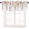 Generic Pannello Moderno Tende da Cucina Spesse Decorative Floreali Caffè Bistro Tenda Bagno Soggiorno Camera da Letto