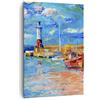 ARTTOR Stampe da Parete Moderne Verticali 70x100 cm Paesaggi Marino - 3693 | Lanterna Marittimo Mare Quadro Decorativo Grande Soggiorno Camera da Letto Decorazione da Parete Arte da Parete ARTTOR