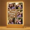 witfox Regalo Personalizzato con Foto, Quadro Personalizzato con Foto, Cornice Fotografica in Acrilico, Foto Personalizzata, Regalo Donna Uomo per Compleanno, Anniversario, 5 Foto