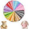 ARYIMYDP Tessuti per Patchwork 56 Pezzi 10x10cm, Stoffa Cotone con Stampe Vegetali per Lavori a Mano, Quadrati di Stoffa Pretagliati per Decorazioni Casa, Confezioni Regalo, Accessori di Cucito