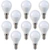 V-Tac LED, 3W P45 Golf, 50Hz, 10 pezzi
