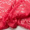 Generico Tulle in pizzo con trama in tulle bielasticizzato al metro, tessuto in pizzo al metro senza bordo, a smerlo morbido e leggero, per abbigliamento donna, abbigliamento danza 18 CORALLO