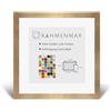 RahmenMax Morena Lifestyle - Cornice portafoto di alta qualità, per poster, 30 x 30 cm, stile vintage, dorato, pannello posteriore bianco, vetro sintetico antiriflesso