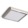 LEDKIA LIGHTING LEDKIA Plafoniera LED 24W Quadrata Metallo 300x300 mm Design Argento 3000K