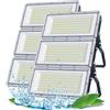 TASINUO Faretto LED da Esterno 300W 30000LM 6500K Faro LED Esterno 2 Pezzi | Luci LED da Esterno IP67 Impermeabile, 85-265V Lampada LED Esterno, Illuminazione per Giardino Terrazza Garage Fabbrica