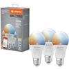 LEDVANCE Lampada LED intelligente con tecnologia WiFi, E27-base ottica opaca,Colore della luce modificabile (2700K-6500K), 1521 Lumen, sostituzione delle lampade 100W, 3-Confezione