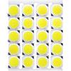 ZXMJYHK La lampadina a LED può essere dimmerata con luce bianca fredda, 20 pezzi da 3 W, 5 W, 7 W, 10 W, LED COB 13 x 13 mm, 240-260 mA, lampadina a LED su bordo in alluminio, chip per faretto LED (colore
