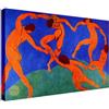 Wallazz Quadri Moderni Soggiorno Riproduzione Quadri famosi su tela - 100% Made in Italy - Henri Matisse - La Danza - Quadro Camera da Letto - Qualità Artigianale - 50x70cm