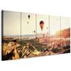 murando - Quadri Moderni per Camera da Letto, Paesaggio, 100x40 cm | Chiodi Inclusi, 5 Pezzi, Quadro Moderno, Murale Arte, Stampe da Parete, Resistenti Allo Sbiadimento, Produzione Europea
