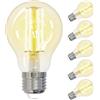 ANTELA Lampadine Filamento LED E27 7W 806LM | equivalenti a 60W, 4000K Bianco Neutro, Non Dimmerabile, Pacco da 6 Pezzi