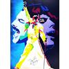KUSTOM ART Poster Decorativo da Parete Serie Rockstar Internazionali Versione Pop Art Stampa Artistica su Carta Patinata 40x30 cm Senza Cornice