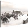 LUMASOUL Quadri Moderni Soggiorno - Quadri Camera da Letto Motivo Inverno - Poster da parete con cornice in legno e telaio - Stampe da Parete 90x60 cm