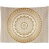 Ulticool - Appeso a Parete Decorazione - Hippie bohémien Mandala Oro - 200 x 150 cm Grande Murale Manifesto - Accessori Casa Soggiorno Camera da Letto Soffitto