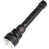 PNI Adventure F410 Torcia in alluminio con LED da 10 W, 700 lumen, fino a 250 m, IP44, USB Type-C, batterie da 3000 mAh incluse