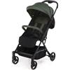 Foppapedretti Passeggino Compatto Voilà, per bambini 0-22 Kg (0-4 anni), Chiusura ad 1 mano, Self-Standing, Schienabile Regolabile, Trasportabile, Porta Oggetti, Telaio in Alluminio, Salvia
