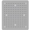 OGOMONDO Soffione Doccia a Soffitto Installazione Da Incasso Acciaio Inox Quadro