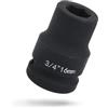 szkoo Bussola da 3/4, 16 mm, esagonale (6 angoli), in acciaio Cr-V, inserto professionale per avvitatore a percussione, qualità industriale