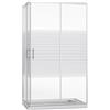 ZIK - Box Doccia 80x120 Angolare 2 Lati (Altezza 190) Cabina Doccia Completa in Vetro Temperato 6mm Reversibile, Box Doccia Completo con Porta Scorrevole, Tutti i Componenti sono Inclusi