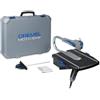 Dremel Moto-Saw - Sega da traforo compatta con seghetto da traforo staccabile, Taglia svariati materiali (legno, plastica, laminati e metallo), 70 W, 5 lame, Complemento guida parallela, Valigetta