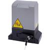 cunnyend Motorizzazione per Cancello Scorrevole, 1200KG Motore per Cancello Scorrevole Elettrico Automatico, Sensori a Infrarossi, 2 Telecomandi, Adatto per Porte in Acciaio Inossidabile, Ferro, Legno, Vinile